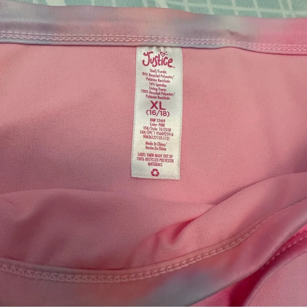 Justice Pink Floral Girls’ Bikini Set NWOT